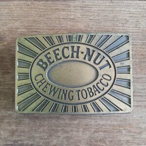BEECHNUT Chewing Tobacco   Vintage Belt Buckle